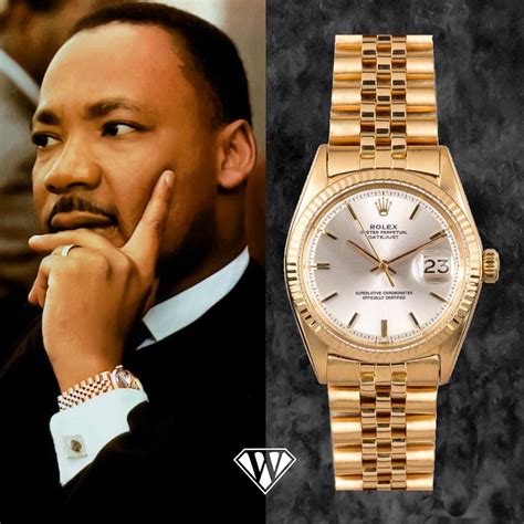 dr martin luther king rolex|martin luther king gold datejust.